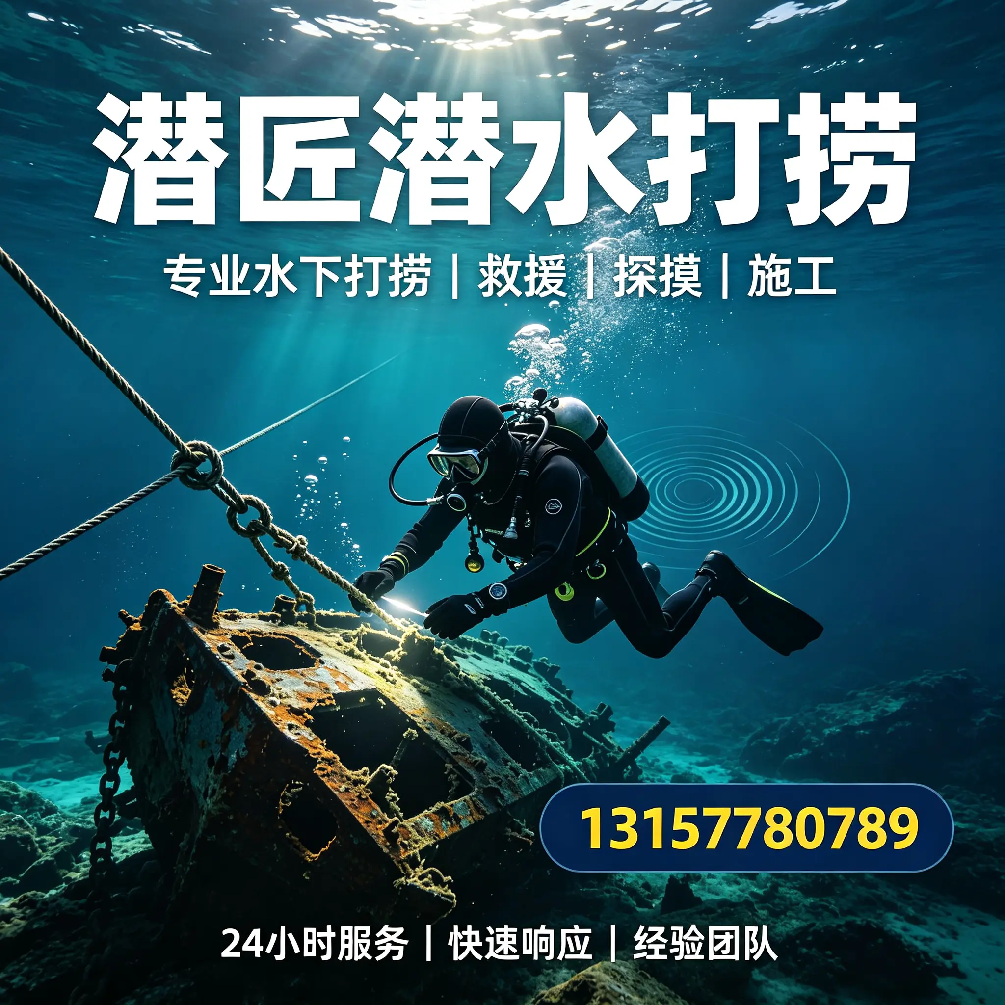 广东水下打捞作业服务产品
